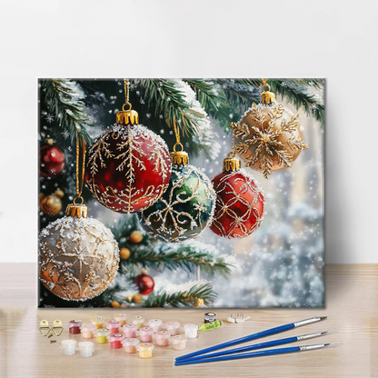 Palle di Natale - Dipingere con i Numeri