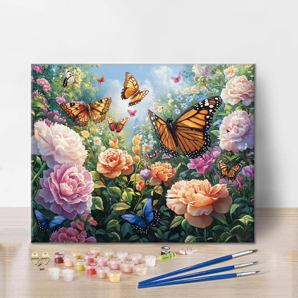 Giardino delle farfalle - Dipingere con i Numeri