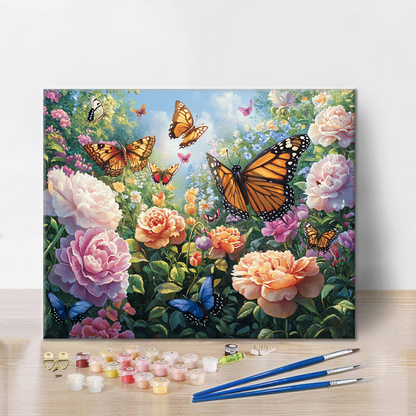Giardino delle farfalle - Dipingere con i Numeri