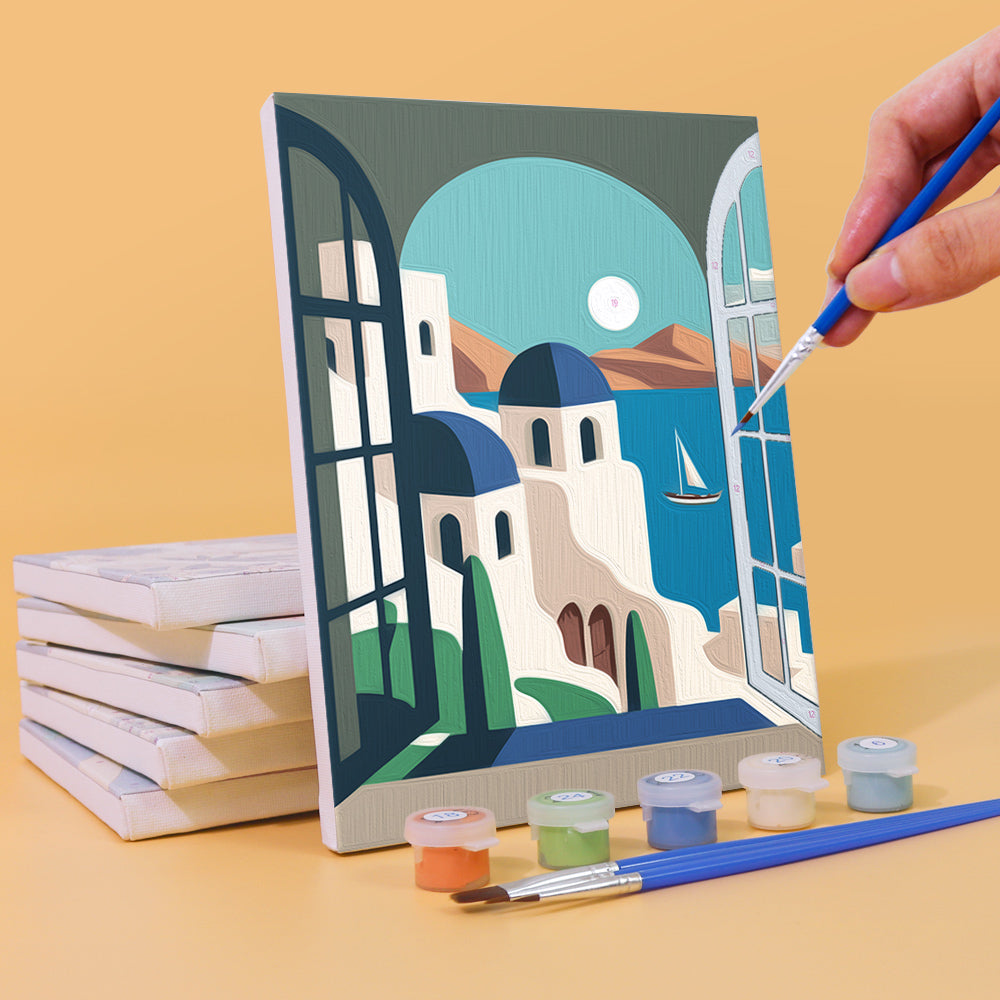 Edifici famosi - Dipingere con i Numeri