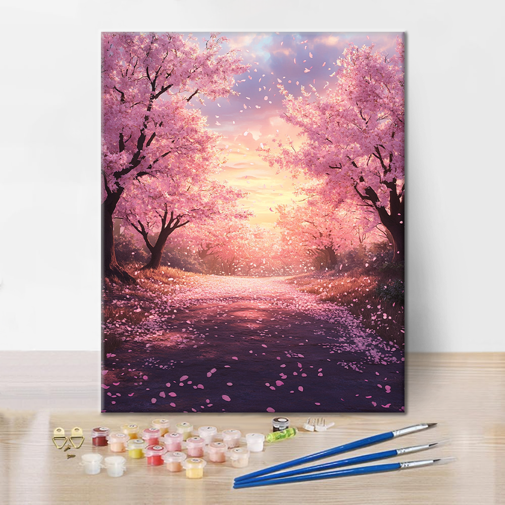 Sentiero di Sakura - Dipingere con i Numeri