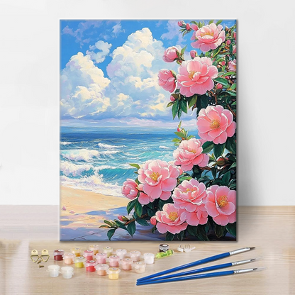 Camellia al Mare - Dipingere con i Numeri
