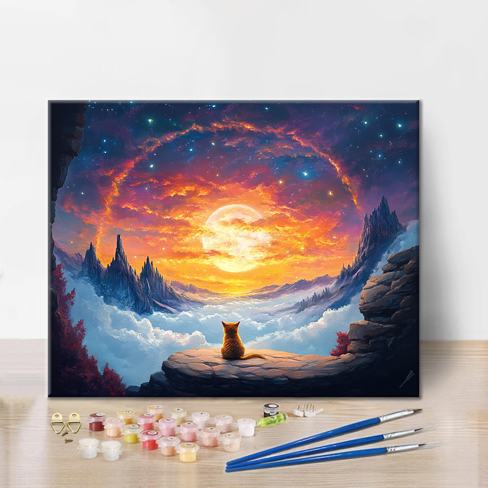 Gatti e Stelle - Dipingere con i Numeri