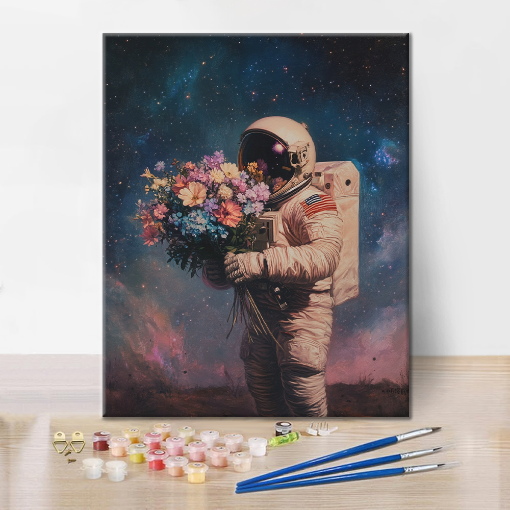 L'universo in fiore dell'astronauta - Dipingere con i Numeri