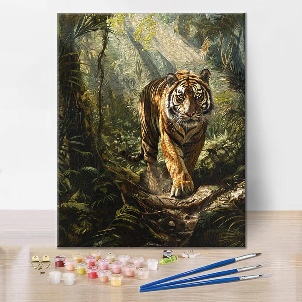 Tigre del Bengala - Dipingere con i Numeri