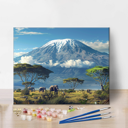 Monte Kilimanjaro - Dipingere con i Numeri