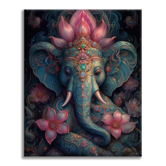 Ganesha - Dipingere con i Numeri