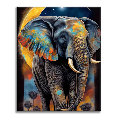 Arte dell'elefante - Dipingere con i Numeri