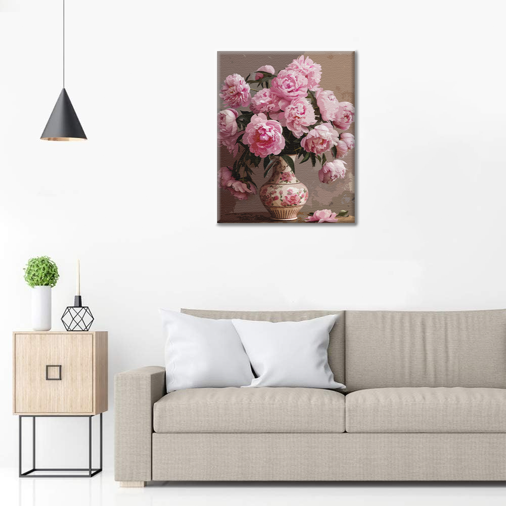 Peonia - Dipingere con i Numeri