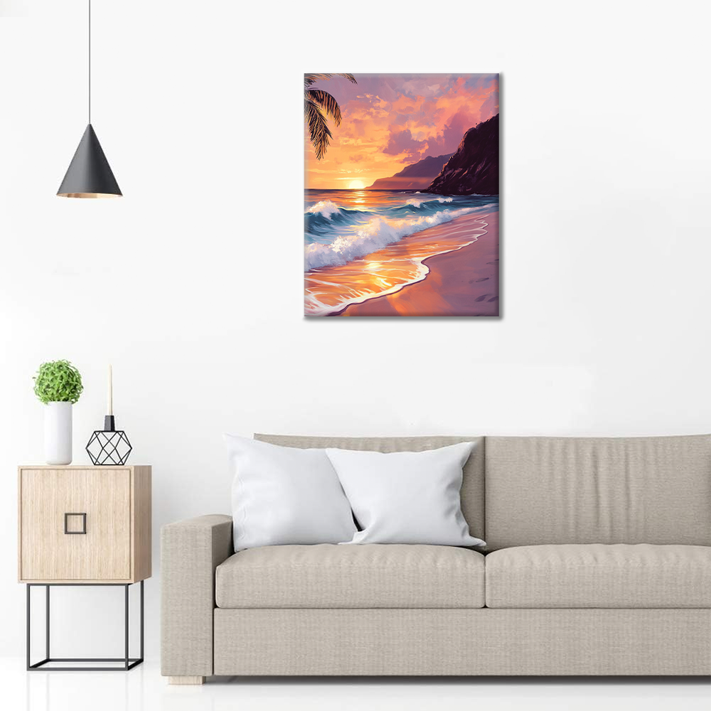 Tramonto da sogno - Dipingere con i Numeri