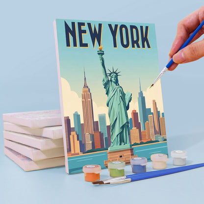 Edifici famosi - Dipingere con i Numeri