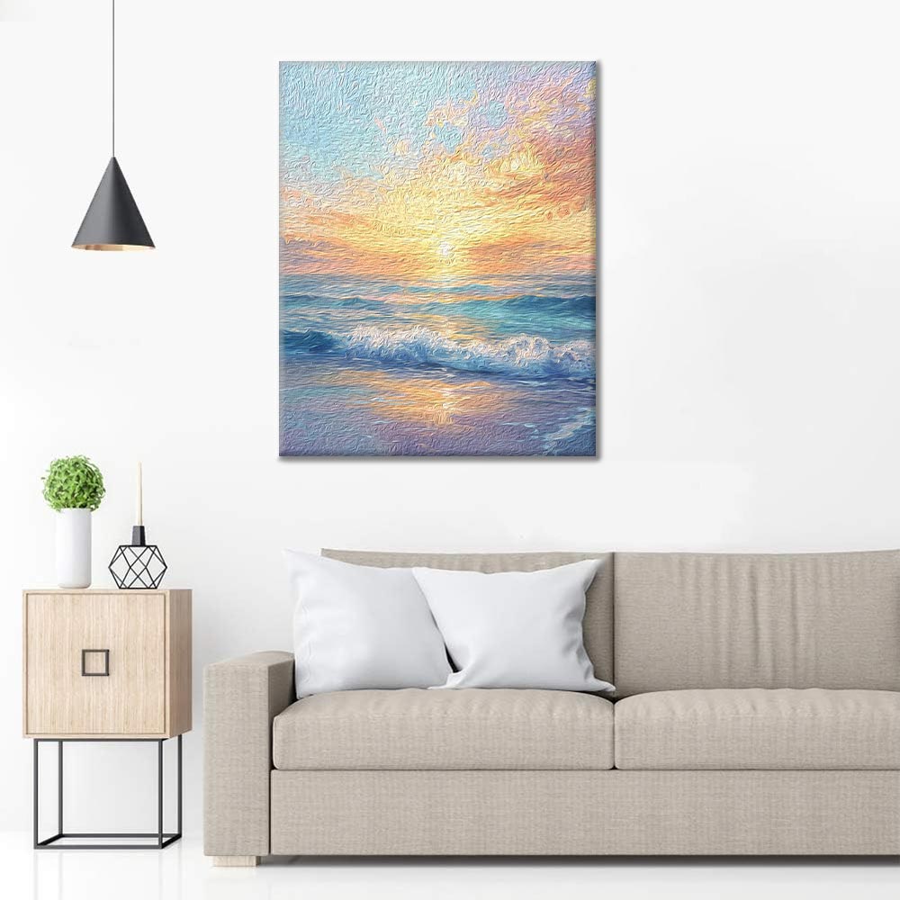Alba sul mare - Dipingere con i Numeri