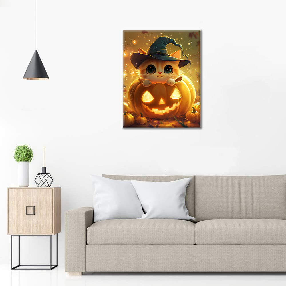Gattino di Zucca - Dipingere con i Numeri