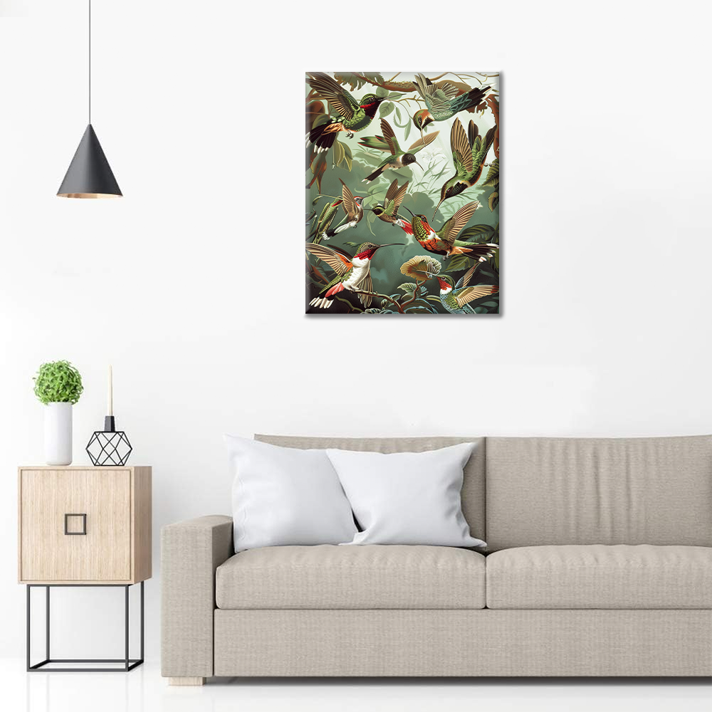 Colibrì Trochilidae - Dipingere con i Numeri