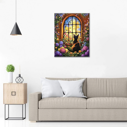 Fiori e gatti - Dipingere con i Numeri