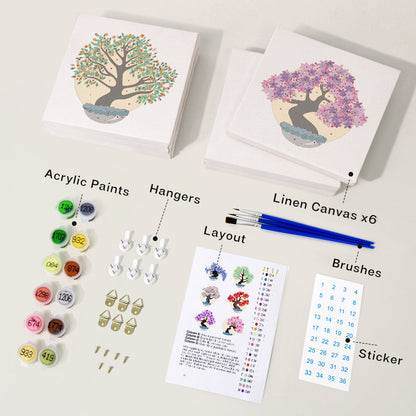Albero dei fiori - Dipingere con i Numeri