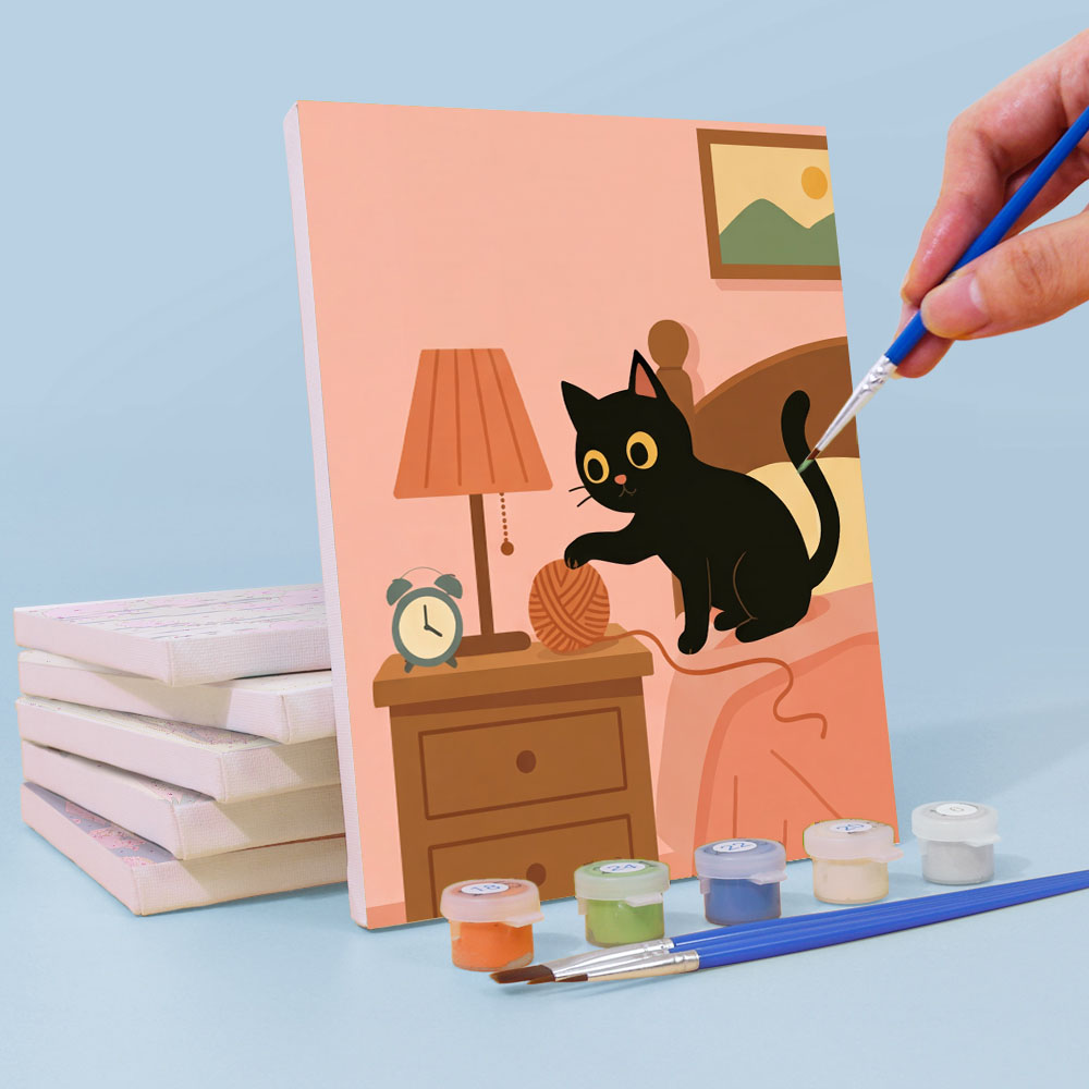 Giorno del gatto nero - Dipingere con i Numeri