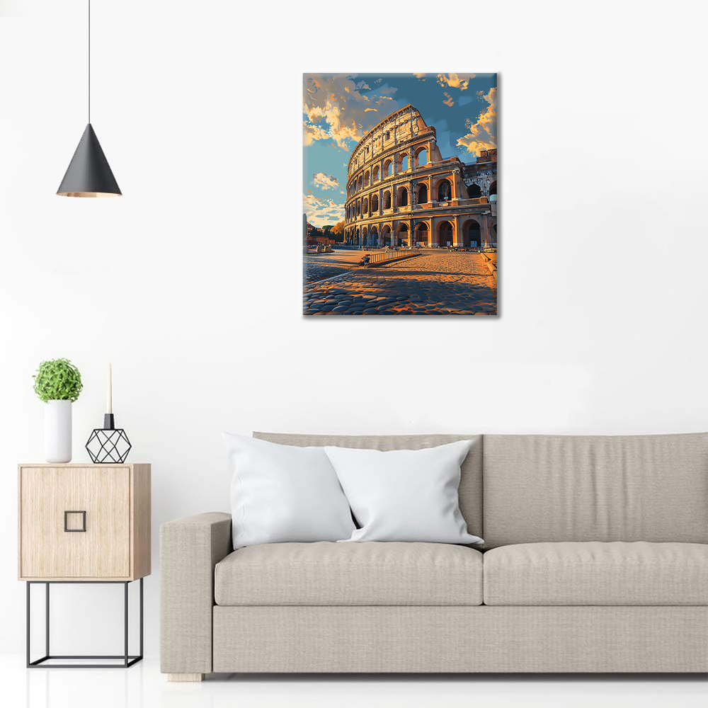 Roma Colosseo - Dipingere con i Numeri