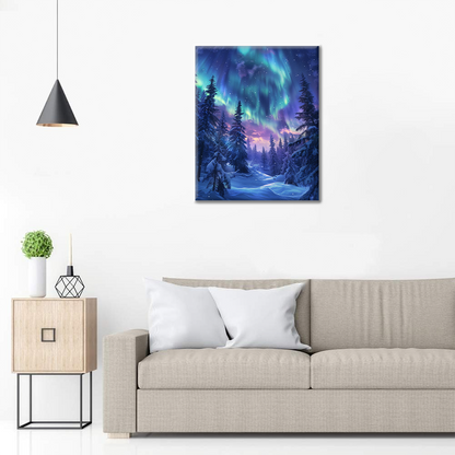 Foresta dell'Aurora - Dipingere con i Numeri