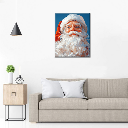 Il gentile Babbo Natale - Dipingere con i Numeri