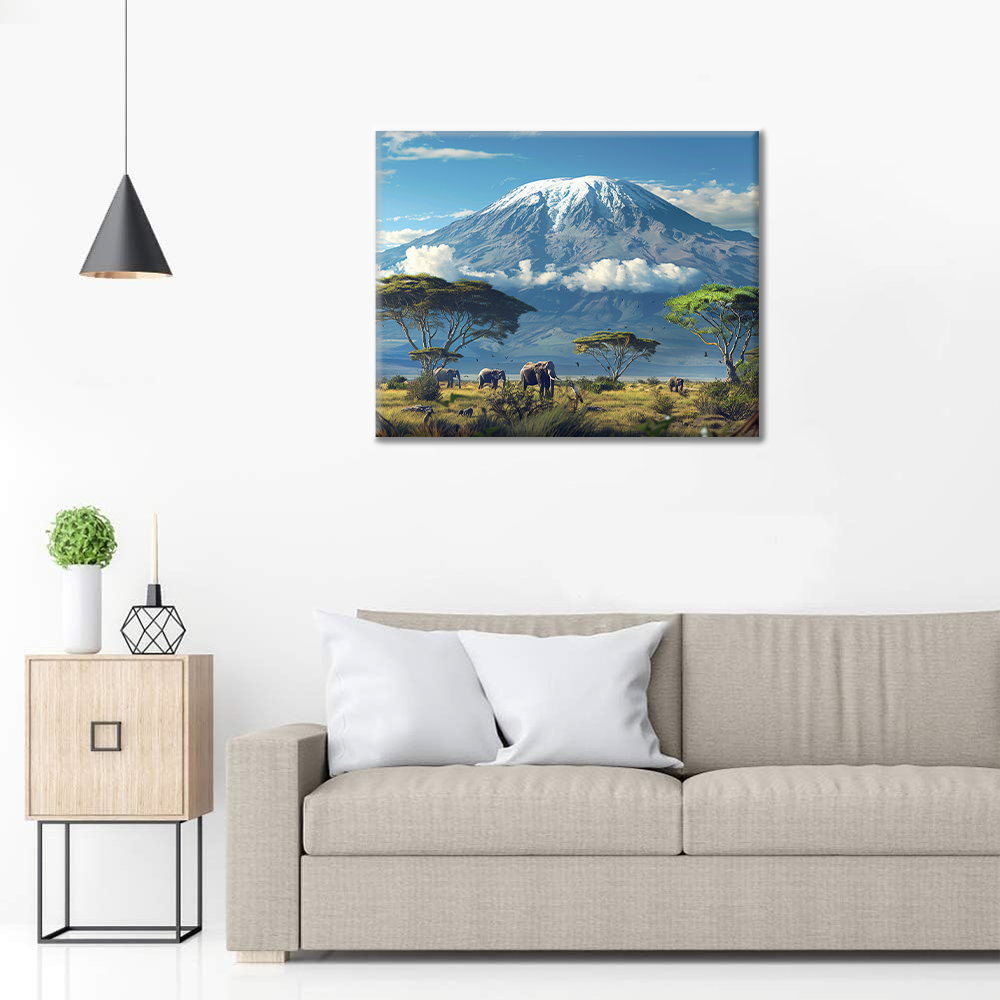 Monte Kilimanjaro - Dipingere con i Numeri