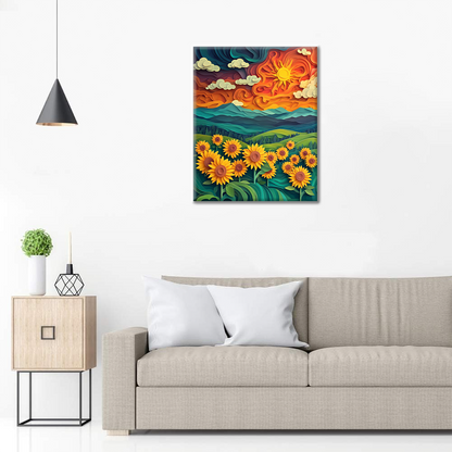 Sogni di girasoli - Dipingere con i Numeri