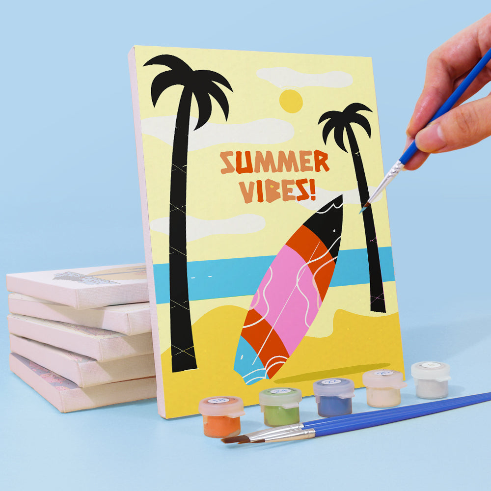 Sole e Palme – Dipingere con i Numeri