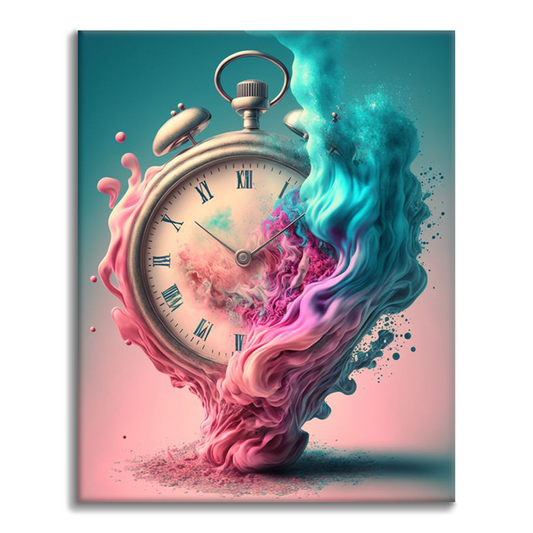 Il passaggio del tempo - Dipingere con i Numeri