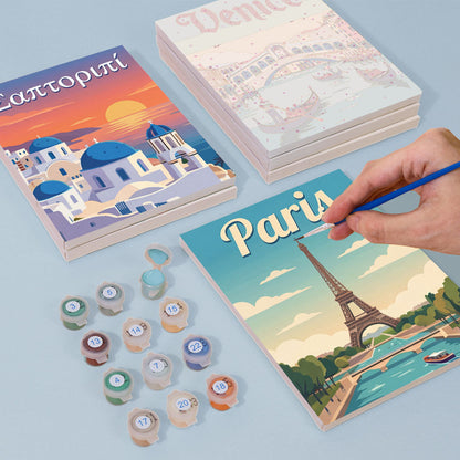 Edifici famosi - Dipingere con i Numeri