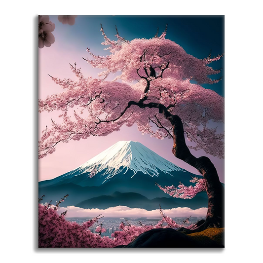 Fiori di Sakura - Dipingere con i Numeri