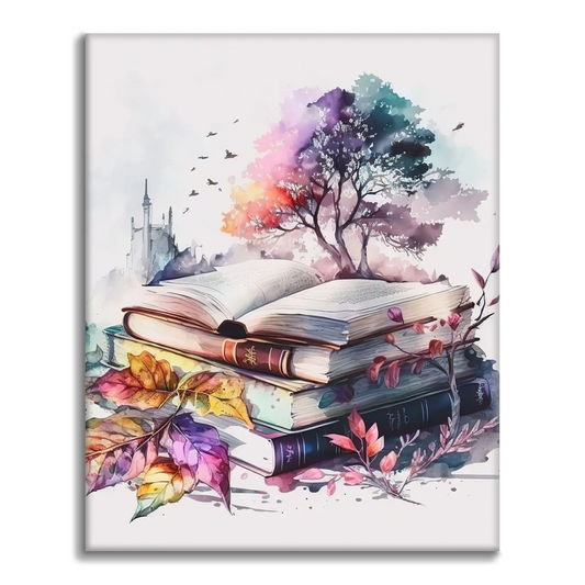 Libri ad acquerello - Dipingere con i Numeri
