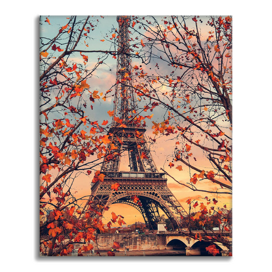 Un Giorno d'Autunno a Parigi - Dipingere con i Numeri