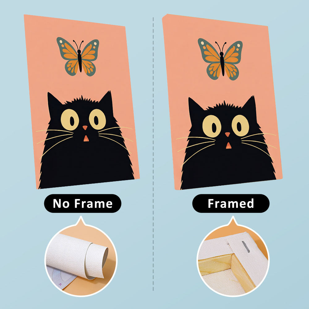 Gatto nero tranquillo - Dipingere con i Numeri