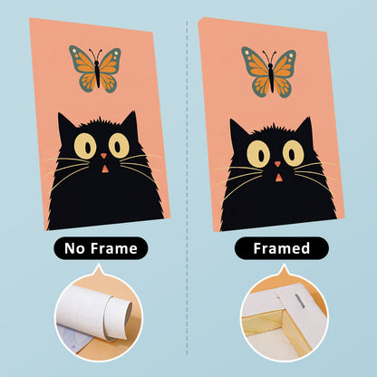 Gatto nero tranquillo - Dipingere con i Numeri