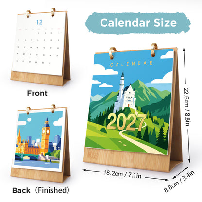 Edizione Botanica - Calendario da Scrivania 2027 da Dipingere con i Numeri