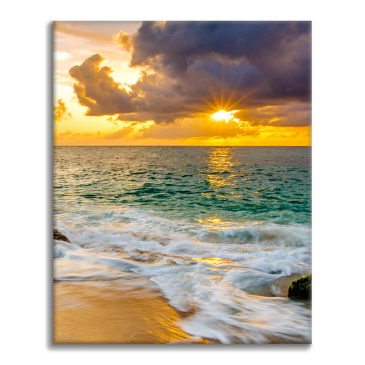 Tramonto sulla spiaggia - Dipingere con i Numeri