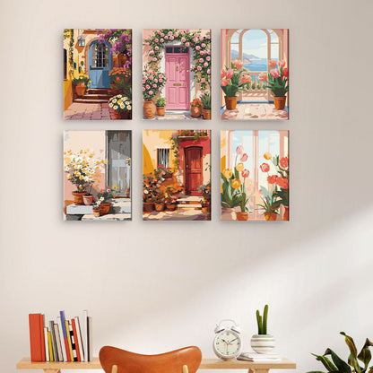 Porte in fiore - Dipingere con i Numeri