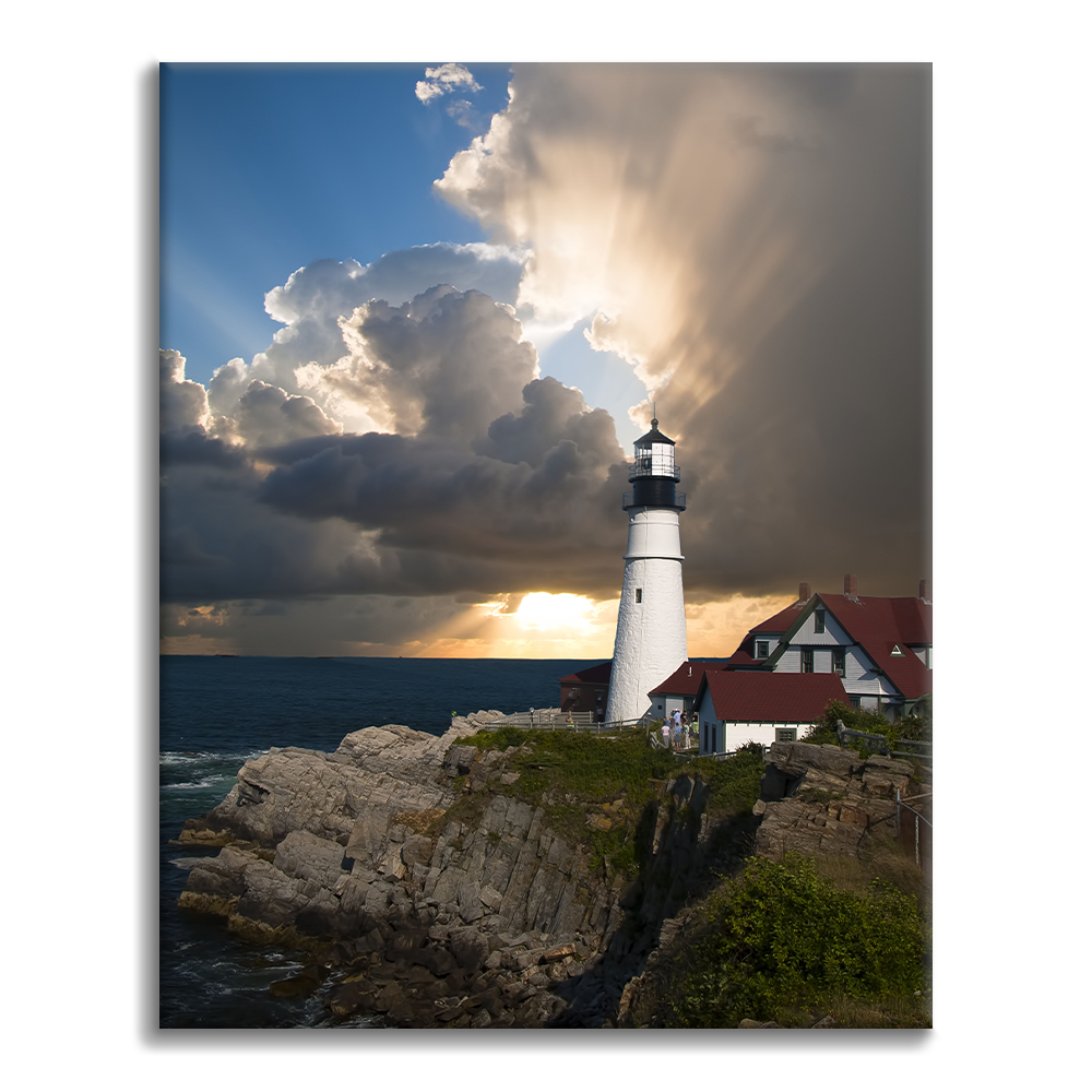 Faro solitario - Dipingere con i Numeri