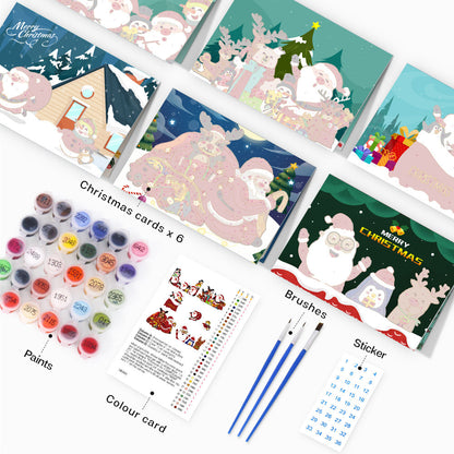 Biglietto di Natale IV - Dipingere con i Numeri