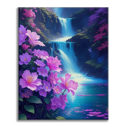 Cascate di fiori - Dipingere con i Numeri