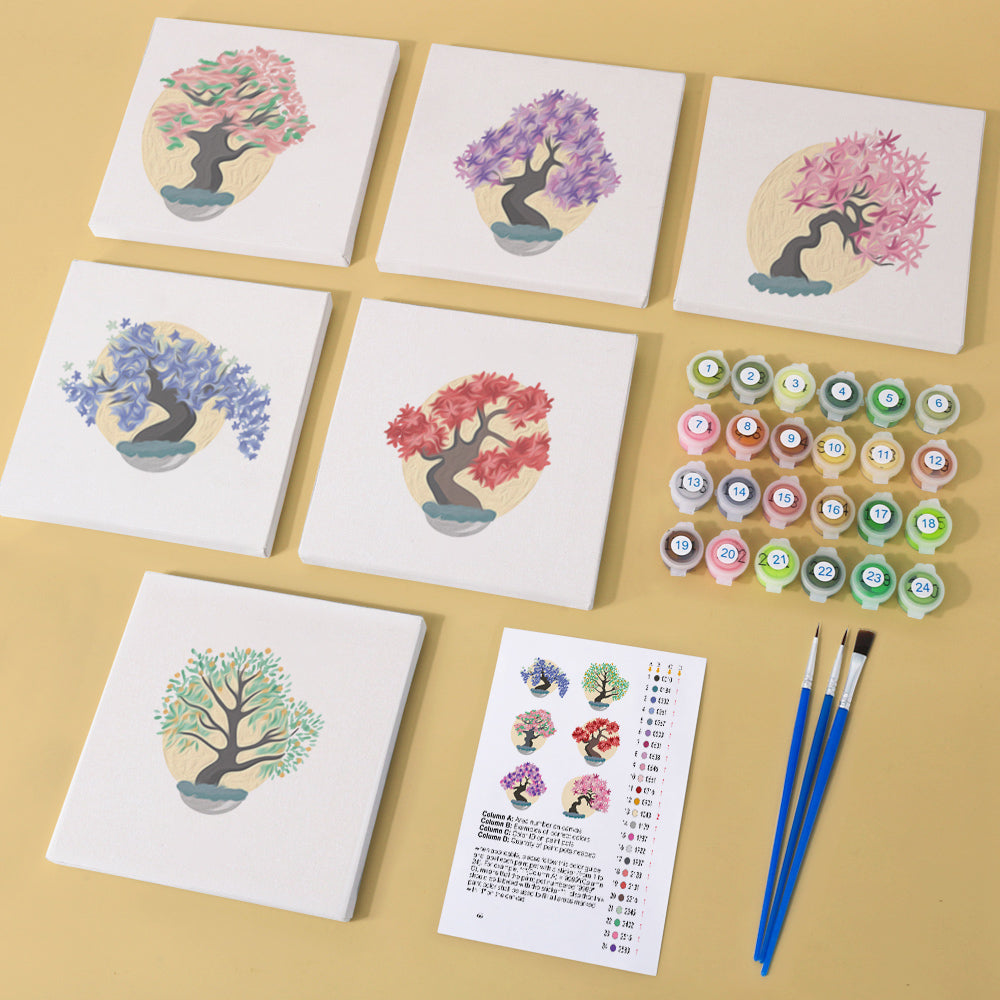 Albero dei fiori - Dipingere con i Numeri