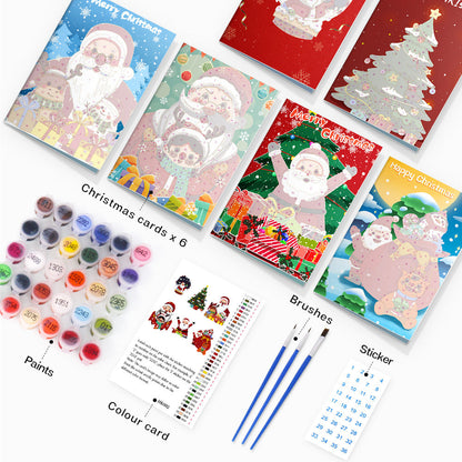 Biglietto di Natale III - Dipingere con i Numeri