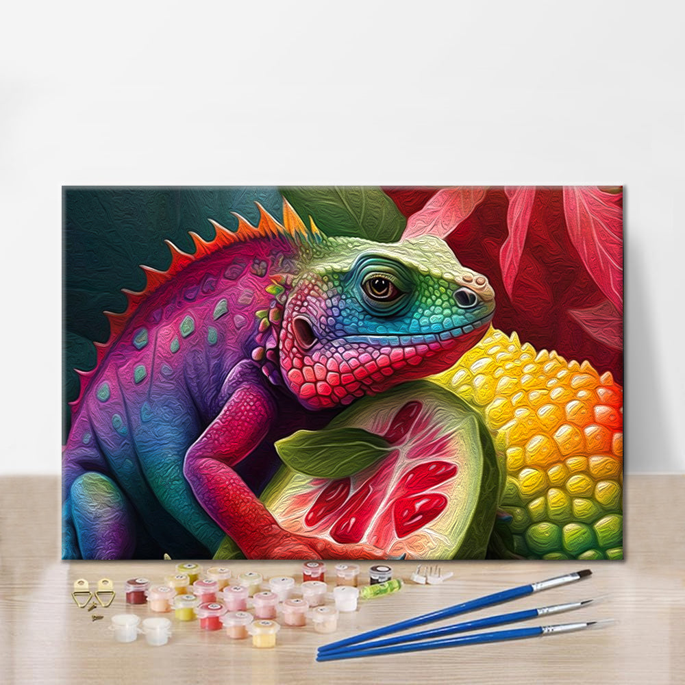 Iguana Digitale - Dipingere con i Numeri