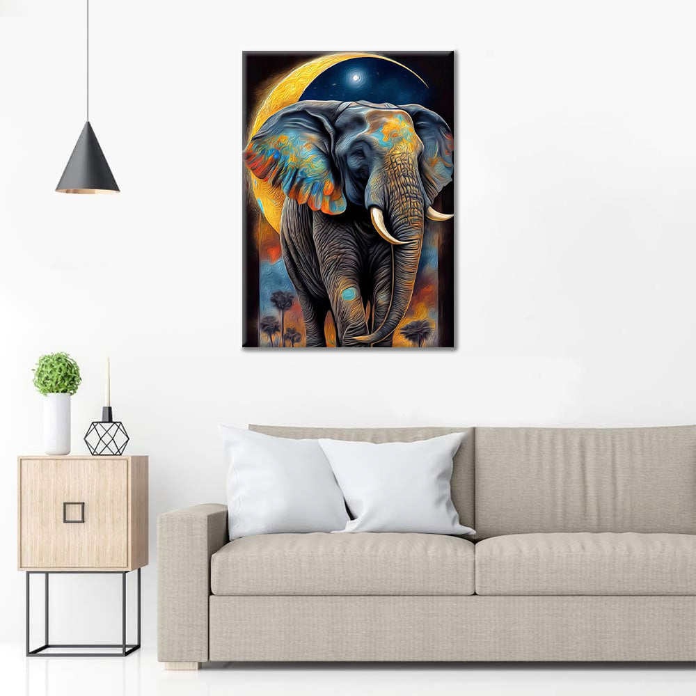 Arte dell'elefante - Dipingere con i Numeri