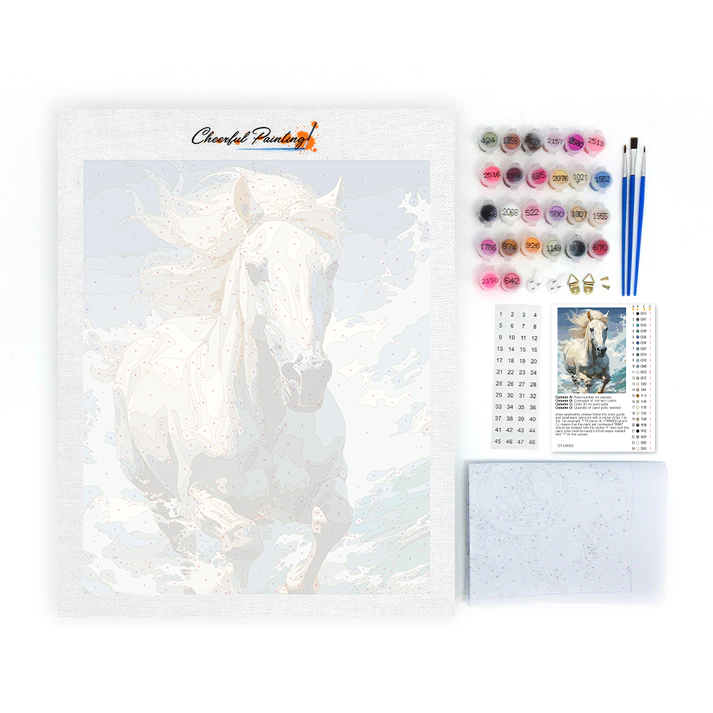 Cavallo rampante - Dipingere con i Numeri