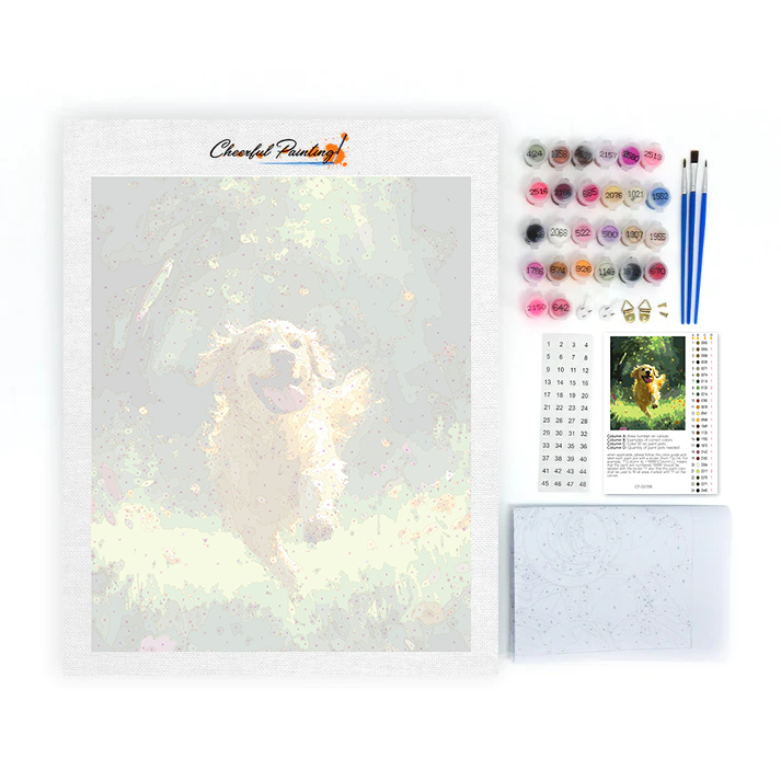 Retriever Dorato - Dipingere con i Numeri