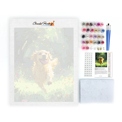 Retriever Dorato - Dipingere con i Numeri