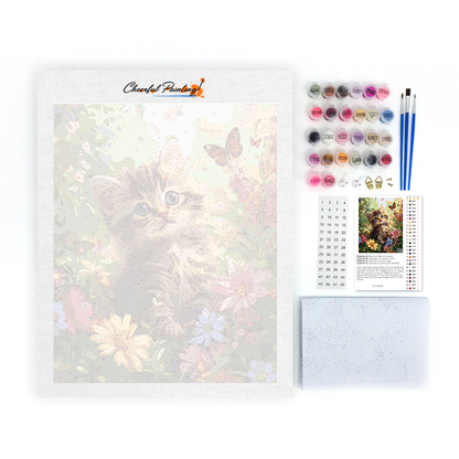 Gattino da giardino - Dipingere con i Numeri