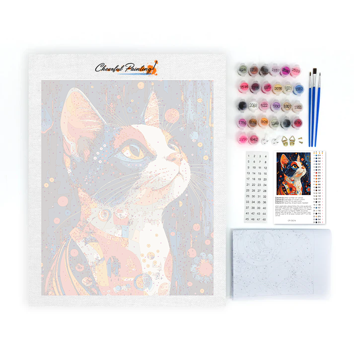 Gatto Calico - Dipingere con i Numeri