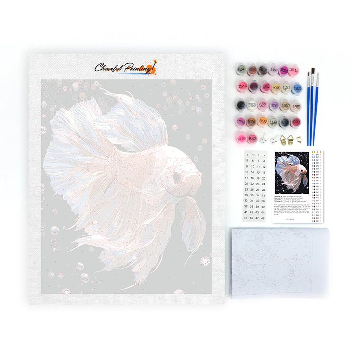 Pesce Betta Gioiello - Dipingere con i Numeri